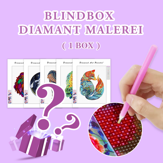 Mystery Box Diamantmalerei - 1 Box nach dem Zufallsprinzip versenden