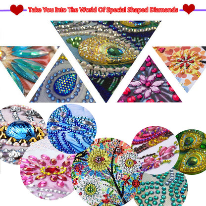 DIY Mandala Diamond Painting Untersetzer 5-teiliges Set