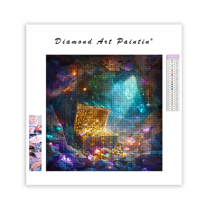 Geheimer Schatz - Diamant-Kunstgemälde