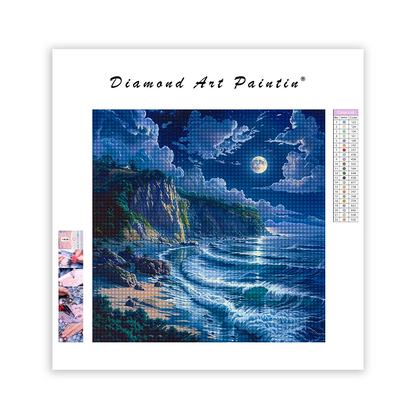 Beach Paint - Diamant-Kunstgemälde