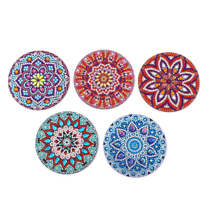 DIY Mandala Diamond Painting Untersetzer 6-teiliges Set