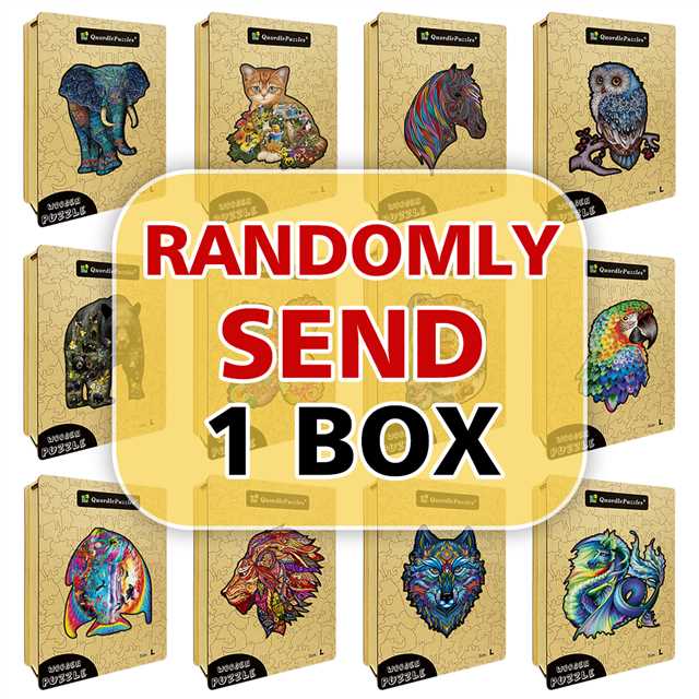 Mystery-Box-Puzzle – 1 Box nach dem Zufallsprinzip senden