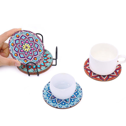 DIY Mandala Diamond Painting Untersetzer 6-teiliges Set